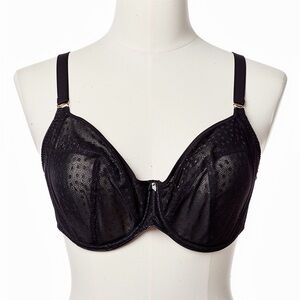 ✨ Freya Black Lace Underwire Bra - 38I ✨